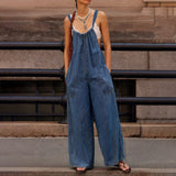 Marina™ | Women's Casual Denim Jumpsuit