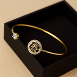 Sarah - Adjustable Bracelet with Tree of Life Design