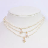 Miriam – Double gold necklace with pendant
