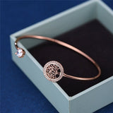 Sarah - Adjustable Bracelet with Tree of Life Design