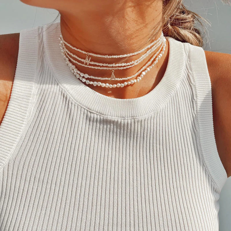 Miriam – Double gold necklace with pendant