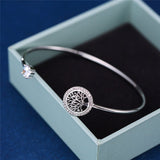 Sarah - Adjustable Bracelet with Tree of Life Design