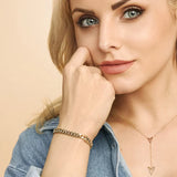Vintage Cuban Bracelet | Gold