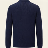 Sandron Navy Knit Zip