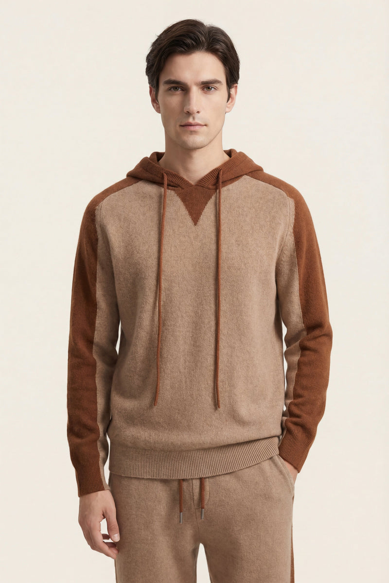 Beige Hoodie Set