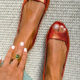Metallic Textured Ballerinas™