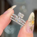 Jaily 3-Piece Wedding Ring Set