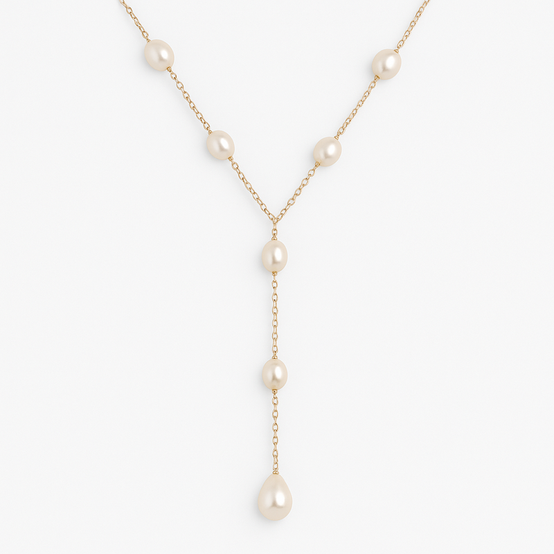 Helga-Marie – Gold necklace with luminous mini pendant