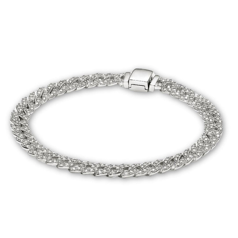 REALISTIC | Cuban Pavé Bracelet Gold