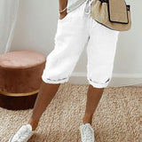 Marta™ | Cotton and Linen Shorts for Women