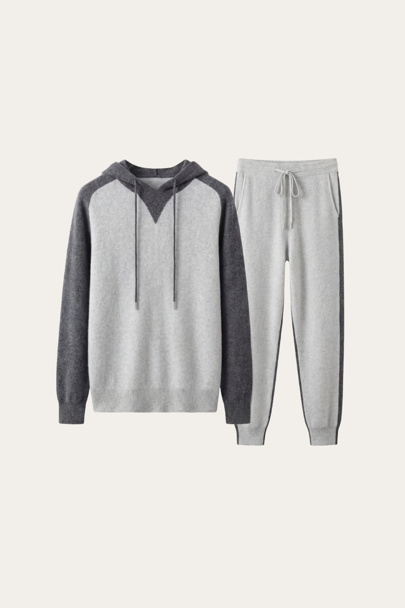 Gray Hoodie Set