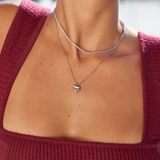 Viktorie – Delicate Gold Necklace with Mini Crystal