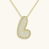 Melanie – Double Heart in Gold Necklace