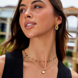 Helmina – Colorful Gold Chain with Enamel Accents