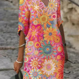 Anabela | Vibrant Floral Maxi Dress