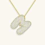 Melanie – Double Heart in Gold Necklace