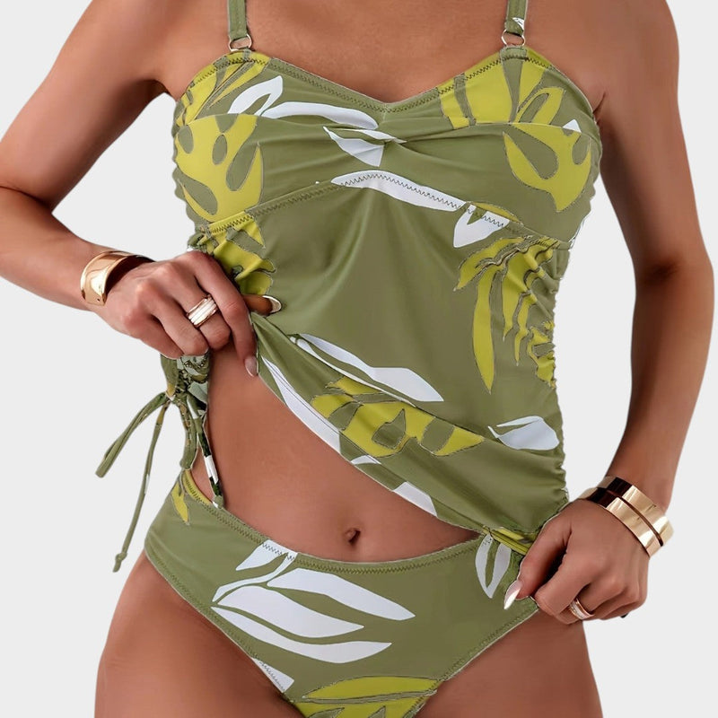 Carmen™ | Tropical Leaf Print Bikini