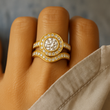Lena - Vintage Gold Ring Set