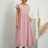 Ursula | Fluid Midi Dress
