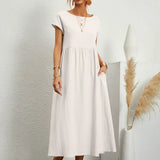 Ursula | Fluid Midi Dress