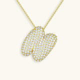 Melanie – Double Heart in Gold Necklace