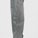 Dariya Cargo Balloon Jeans with Shine and Beaded Applications