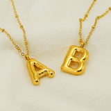 Irena – Gold Necklace with Initial Charm