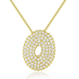 Frieda – Gold chain with natural pendant