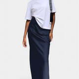 Fable Maxi Utility Skirt in Solid Design and Polished Style