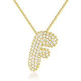 Frieda – Gold chain with natural pendant