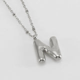 Irena – Gold Necklace with Initial Charm