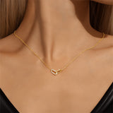 Carina – Delicate Silver Collar with Small Circular Pendant