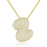 Frieda – Gold chain with natural pendant