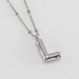 Irena – Gold Necklace with Initial Charm