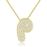 Frieda – Gold chain with natural pendant