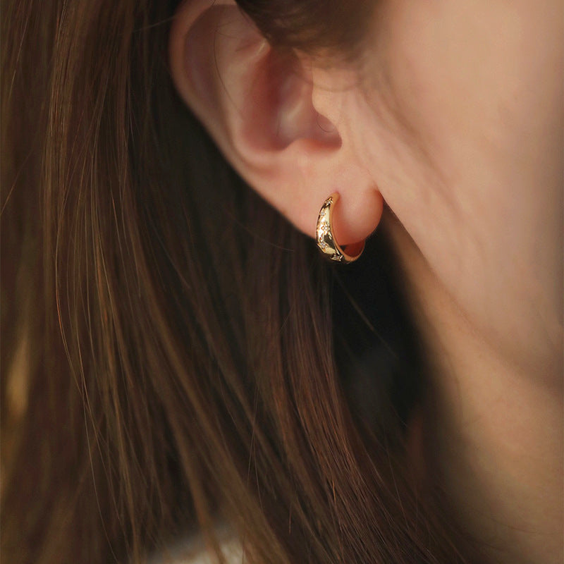 Johanna-Marie – Silver Earrings with a Shiny Finish