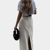 Yenifer Maxi Skirt with Parisian Split