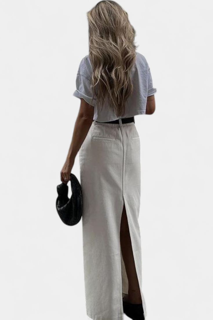 Yenifer Maxi Skirt with Parisian Split