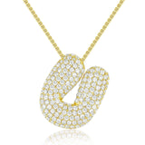 Frieda – Gold chain with natural pendant