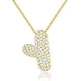 Frieda – Gold chain with natural pendant