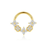 Johana-Marie – Gold Earrings with Textured Design.