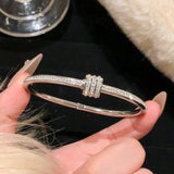 Vianna Shiny Bracelet in White Gold
