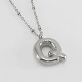 Irena – Gold Necklace with Initial Charm