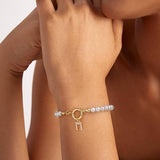 Auden Key Personalized Bracelets with Letters | Gold