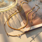 Klara – Double Layer Gold Collar with Modern Shine