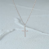 Elina – Double silver necklace with pendant