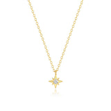 Lina – Delicate Silver Necklace with Round Pendant