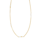 Rosa - Classic Style Thin Gold Necklace