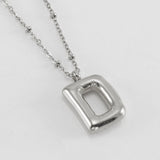 Irena – Gold Necklace with Initial Charm