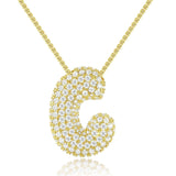 Frieda – Gold chain with natural pendant